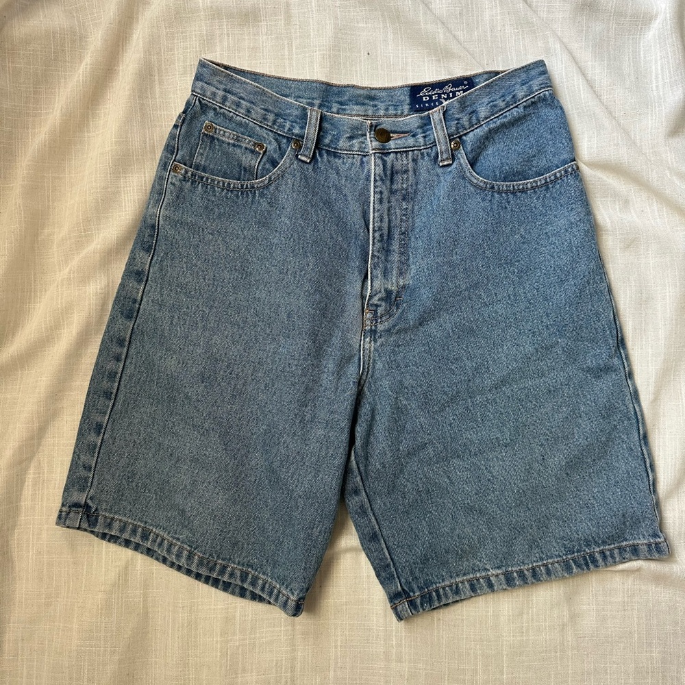 Eddie Bauer loose fit Light Blue Jean Shorts